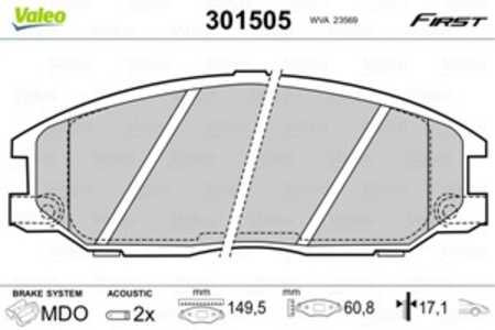 Bromsbeläggsats, Framaxel, hyundai,kia,ssangyong, 4813A21100, 4813A-21100, 5810139A30, 58101-39A30, 5810139A40, 58101-39A40, 58