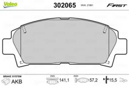 Bromsbeläggsats, Framaxel, toyota avensis, avensis kombi, avensis liftback, carina e vi, carina e sedan vi, mr2 ii, 04465-12160