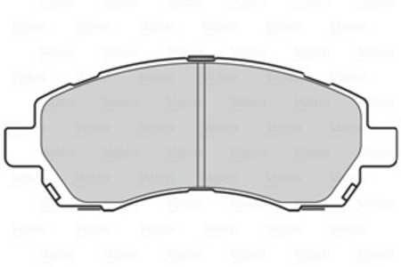 Bromsbeläggsats, Framaxel, subaru impreza coupé, impreza kombi, impreza sedan, legacy ii, legacy iii, legacy kombi ii, legacy k