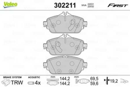 Bromsbeläggsats, Framaxel, mercedes-benz, 0004208700, 0084203620, 0084203720, 4208700, 84203620, 84203720, A0004208700, A000420