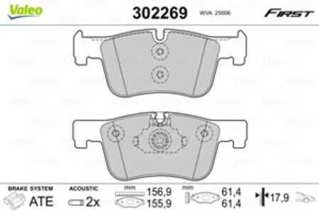 Bromsbeläggsats, Framaxel, bmw, 34 10 6 884 243, 34 11 6 850 568, 34 11 6 874 331, 34106884243, 34116850568, 34116874331