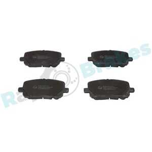 Bromsbeläggsats, Framaxel, toyota avensis verso, matrix, 04465-02070, 04465-02080, 04465-44050, 04465-44060, 04465-44090, 04465