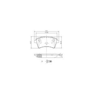 Bromsbeläggsats, Framaxel, mercedes-benz,renault, 410601334R, 410603750R, 4106037750, 410605649R, 4154210310, 4154210610, 41543