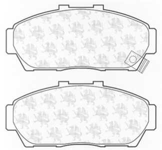Bromsbeläggsats, Framaxel, honda integra coupé, 45022-ST7-000