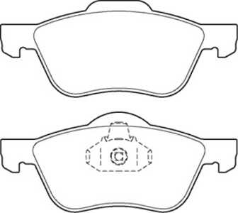 Bromsbeläggsats, Framaxel, nissan primera, primera hatchback, primera traveller, 41060-9F525