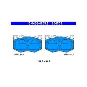 Bromsbeläggsats, Framaxel, mercedes-benz, 000 420 11 03, 000 420 83 02, A 000 420 11 03, A 000 420 83 02