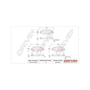 Bromsbeläggsats, Framaxel, toyota yaris, yaris verso, 04465-0D010, 04465-0D040, 04465YZZCR, 04465YZZEM