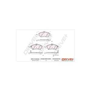 Bromsbeläggsats, Framaxel, hyundai,kia,ssangyong, 48130-341A0, 4813036B00, 4813036B10, 58101-0WA00, 581012BA10, 58101-2BA10, 58