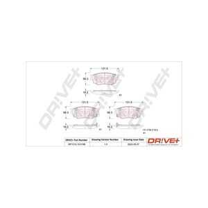 Bromsbeläggsats, Framaxel, mazda 6 hatchback, 6 sedan, 6 station wagon, G2YD-33-23Z, GJYA-33-23ZA, GJYA-33-23ZB, GJYA-33-23ZC, 