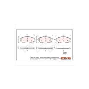 Bromsbeläggsats, Framaxel, chevrolet captiva, captiva sport, captiva van, opel antara a, vauxhall antara a, 20789468, 22850989,