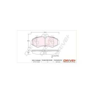 Bromsbeläggsats, Framaxel, mercedes-benz, 000 421 4110, 000 423 6110, 003 420 0120, 0034205420, A000 421 4110, A000 423 6110, A