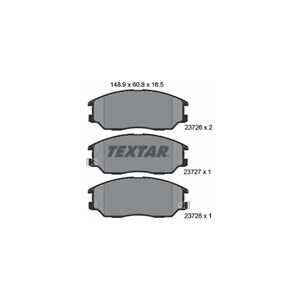 Bromsbeläggsats, Framaxel, hyundai equus / centennial, terracan, xg, kia opirus, ssangyong rodius i, rodius ii, rodius van ii, 