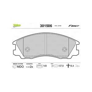 Bromsbeläggsats, Framaxel, hyundai terracan, 58101H1A00, 58101-H1A00, 58101H1A01, 58101-H1A01, 58101H1A10, 58101-H1A10