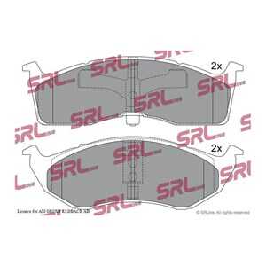 Bromsbeläggsats, Framaxel, chrysler,dodge,plymouth, 05011067AA, 05011069AA, 4762682, 5011067AA, 5011069AA, 5104438AA