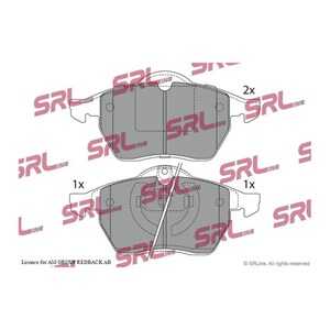 Bromsbeläggsats, Framaxel, opel,saab, 09198688, 12759808, 1605036, 1605912, 1605966, 1777990, 4478254, 4778254, 4839924, 490773