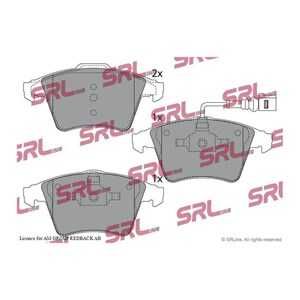 Bromsbeläggsats, Framaxel, vw, 7H0 698 151, 7H0698151, 7H0698151A, 7H0698151D, 7H0698151F, JZW698151Q