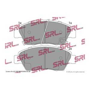 Bromsbeläggsats, Framaxel, honda, 06450- S5A-E50, 06450S5AE50, 06450S5AG00, 06450S5AJ00, 45022- S04-V02, 45022- S5B-J00, 45022-