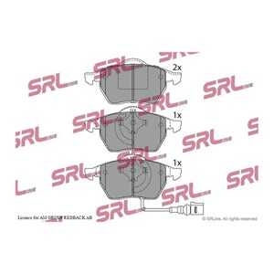 Bromsbeläggsats, Framaxel, audi,seat,skoda,vw, 1J0 698 151K, 1J0 698 151L, 1J0 698 151M, 1J0698151K, 1J0698151L, 1J0698151M, 1J