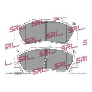 Bromsbeläggsats, Framaxel, acura,honda,rover, 06450-S0A-J00, 45022-S10-A00, 45022-S10-A02, 45022-S10-E50, 45022-S10-G00, 45022-