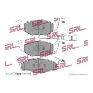 Bromsbeläggsats, Framaxel, mercedes-benz,skoda,vw, 6Q0 698 151B, 6Q0698151B