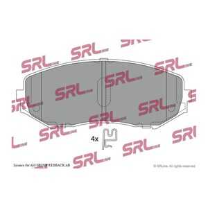 Bromsbeläggsats, Framaxel, suzuki grand vitara ii, grand vitara terrängbil öppen i, 5520065J00, 55200-65J00, 5520065J01, 55200-