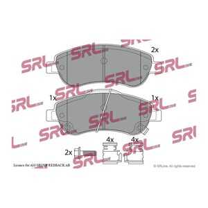 Bromsbeläggsats, Framaxel, honda cr-v iii, cr-v iv, 45022- SWW-G02, 45022- T1E-G00, 45022SWWG00, 45022SWWG01, 45022-SWW-G01, 45