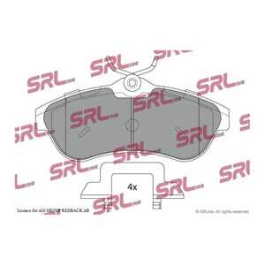 Bromsbeläggsats, Framaxel, citroën c2, c2 enterprise, c3 i, c3 pluriel, 1611334680, 1617270280, 363702161237, 4252.37, 425237, 