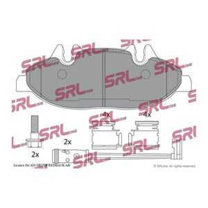 Bromsbeläggsats, Framaxel, mercedes-benz, 000 421 6110, 0004216110, 001 421 0910, 0014210910, 003 420 7820, 003 420 7910, 00342