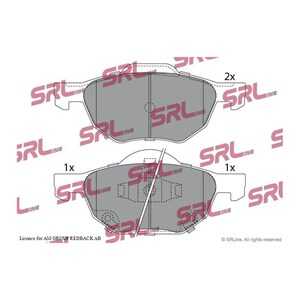 Bromsbeläggsats, Framaxel, honda accord vii, accord tourer vii, 45022SEAE01, 45022-SEA-E01, 45022SEAEZ1, 45022-SEA-EZ1, AN-668W