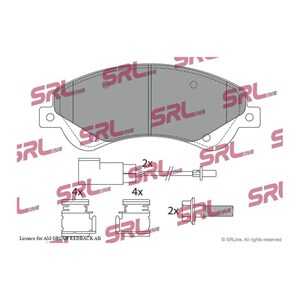 Bromsbeläggsats, Framaxel, ford transit buss, transit flak/chassi, transit skåp, transit tourneo buss, 1371403, 1433954, 153442