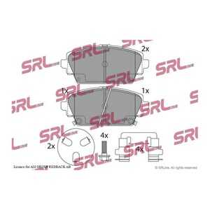 Bromsbeläggsats, Framaxel, honda,mg,nissan,renault, 410604U127, 41060AV110, 45022S1AE00, 45022-S1A-E00, 45022S1AE01, 45022S1AE0