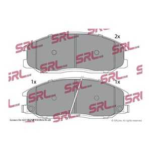 Bromsbeläggsats, Framaxel, daewoo,hyundai,ssangyong, 4813008260, 4813008BA0, 48130090A0, 48130090A1, 48130-090A1, 48130090A2, 4