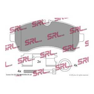 Bromsbeläggsats, Framaxel, mercedes-benz,vw, 004 420 82 20, 0044206820, 0044208220, 005 420 53 20, 0054205320, 0084204720, 0442