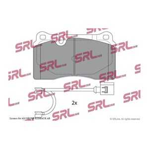 Bromsbeläggsats, Framaxel, audi tt, tt roadster, vw touareg, touareg van, 7L6 698 151 E, 7L6 698 151 G, 7L6 698 151 J, 7L669815