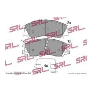 Bromsbeläggsats, Framaxel, hyundai terracan, 58101H1A00, 58101-H1A00, 58101H1A01, 58101-H1A01, 58101H1A10, 58101-H1A10