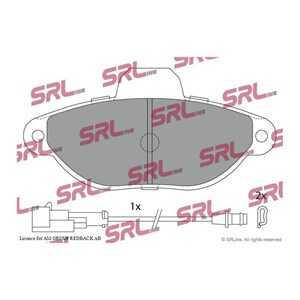 Bromsbeläggsats, Framaxel, fiat,lancia, 1559698, 1575620, 1669578, 1675620, 5892736, 5892737, 6001073134, 71737178, 71737179, 7