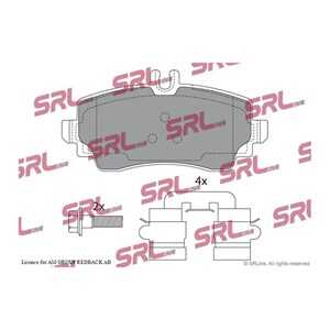 Bromsbeläggsats, Framaxel, mercedes-benz a-klass [w168], vaneo [414], 144200220, 168 420 0020, 168 420 0120, 168 420 0720, 168 