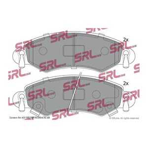 Bromsbeläggsats, Framaxel, opel agila, suzuki ignis i, wagon r+ halvkombi, 1605976, 4704578, 4706748, 4706835, 5520083840, 5520