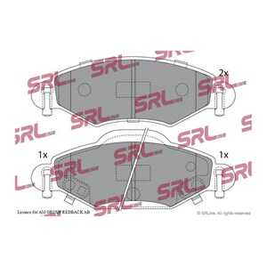 Bromsbeläggsats, Framaxel, toyota yaris, yaris verso, 044650D010, 04465-0D010, 044650D040, 04465-0D040, 04465YZZCR, 04465YZZCRA