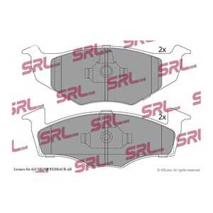 Bromsbeläggsats, Framaxel, seat,vw, 1H0 698 151A, 1HO698151A