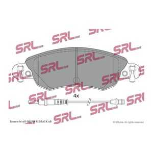 Bromsbeläggsats, Framaxel, citroën c5 i, c5 ii, c5 break ii, 4252.14, 4252.87, 425214, 425287, 86 60 003 508, 86 60 004 555