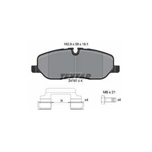 Bromsbeläggsats, Framaxel, land rover, LR019618, LR134694, SFP5000010, SFP500010