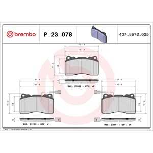 Bromsbeläggsats, Framaxel, alfa romeo,lancia,renault,volvo, 30645135, 306451350, 30748513, 30748957, 410603307R, 410605555R, 41