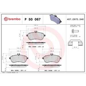 Bromsbeläggsats, Framaxel, mercedes-benz, 0004200305, 000420030590, 0004200905, 0004201005, 0054200820, 0054201220, 0054201520,