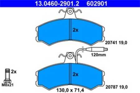 Bromsbeläggsats, Framaxel, alfa romeo,citroën,fiat,peugeot, 4248 33, 4250 54, 4251 06, 95 624 970, 95 667 764, 9939028, 9940092