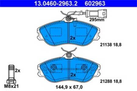 Bromsbeläggsats, Framaxel, audi, 447 698 151 A, 447 698 151 B, 447 698 151 E, 447 698 151 F, 447 698 151, 895 698 151 A, 895 69