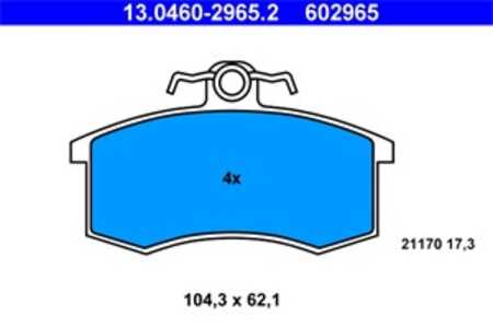 Bromsbeläggsats, Framaxel, lada, 2108-3501080, 2108-3501089, 21100-3501089, 2110-3501080, 2110-3501089