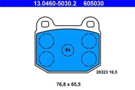 Bromsbeläggsats, Framaxel, opel,vauxhall, 16 05 291, 16 05 300, 16 05 398, 16 05 556, 16 05 557, 16 05 713, 16 05 714, 16 05 71