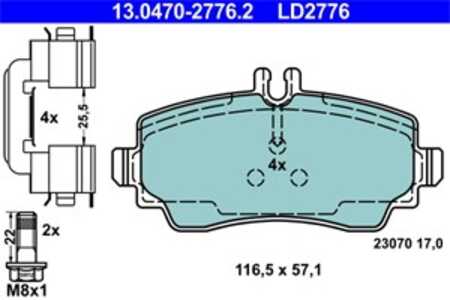 Bromsbeläggsats, Framaxel, mercedes-benz a-klass [w168], 168 420 01 20, 168 420 07 20, 168 420 13 20, 168 420 14 20, A 168 420 