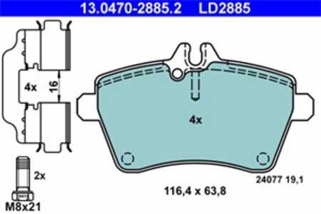 Bromsbeläggsats, Framaxel, mercedes-benz a-klass [w169], 169 420 02 20, 169 420 10 20, 169 420 18 20, A 169 420 02 20, A 169 42